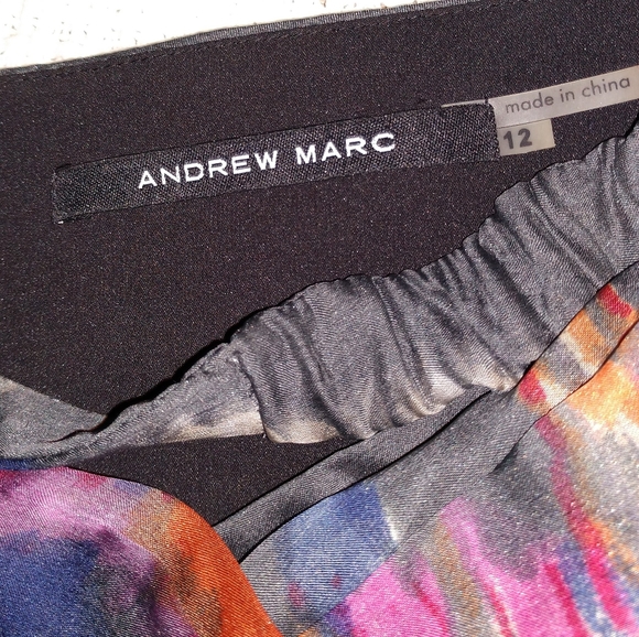 Andrew Marc silk dress size 12 - Picture 6 of 6